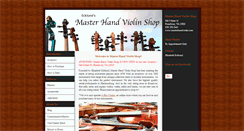 Desktop Screenshot of masterhandviolin.com